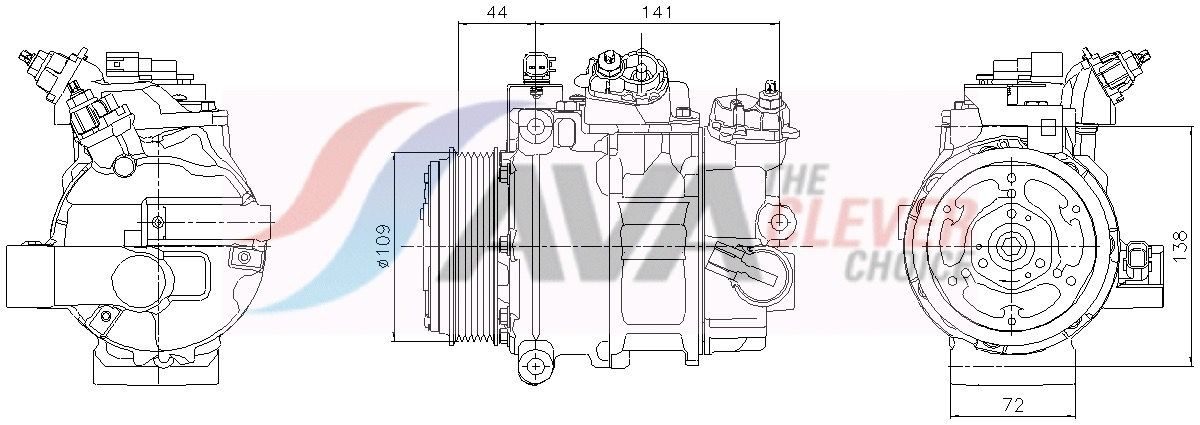 AVA COOLING SYSTEMS Intercooler Article number: DW4093 cheaply