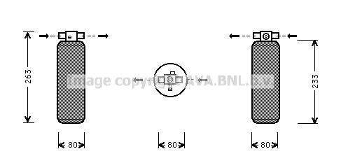 AVA COOLING SYSTEMS Tørfilter aircondition Varenummer: RRD004 billige