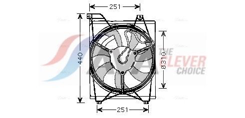 AVA COOLING SYSTEMS Radiaatori ventilaator Artikli number: KA7516 soodsalt