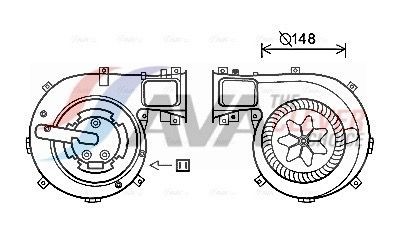 AVA COOLING SYSTEMS Engine radiator Article number: RT2477 cheaply