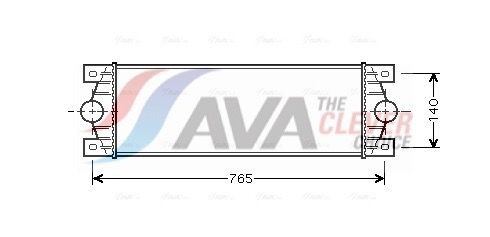AVA COOLING SYSTEMS Intercooler Article number: RTA4329 cheaply
