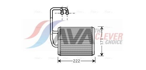 AVA COOLING SYSTEMS Radiatore motore Numero articolo: DW2104 poco costoso