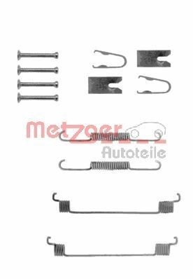 METZGER 105-0789 Tilbehørssæt, bremsebakker MAREA 1.9 JTD 107 HK Diesel 2007
