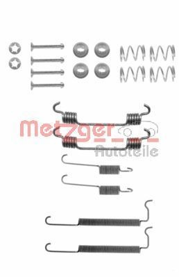 METZGER 105-0709 Tilbehørssæt, bremsebakker CORSA 1.0 (F08, F68) 58 HK Benzin 2009