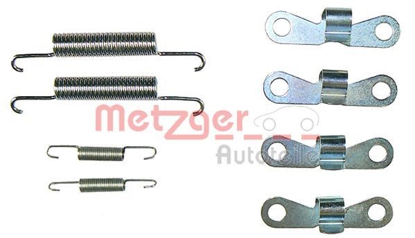 METZGER 105-0720 Tilbehørssæt, parkeringsbremsebakker C70 T5 245 HK Benzin 2005