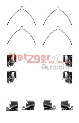 METZGER 109-1269 Monteringssæt til bremseklodser RAV 4 2.0 129 HK Benzin 2000