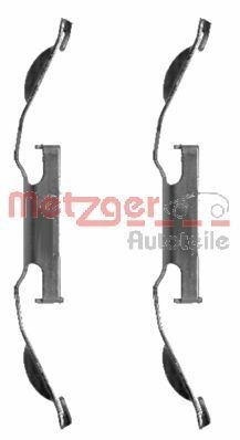 METZGER 109-1221 Monteringssæt til bremseklodser V60 2.4 D5 AWD 230 HK Diesel 2018