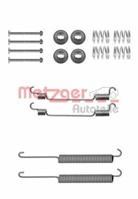 METZGER 105-0806 Tilbehørssæt, bremsebakker TRANSIT 2.4 DI 75 HK Diesel 2006