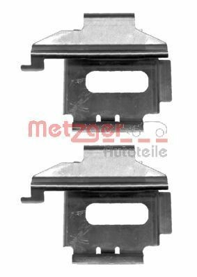 METZGER 109-1282 Σετ βοηθ. εξαρτημάτων, τακάκια φρένων LT 2.3 143 PS Βενζίνη 2006