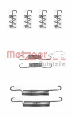 METZGER 105-0831 Piederumu komplekts, Stāvbremzes mehānisma bremžu loks V70 2.4 CDI 122 HP Dīzelis 2008