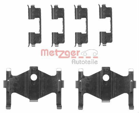 METZGER 109-1710 Monteringssæt til bremseklodser LANTRA 1.9 D 68 HK Diesel 2000