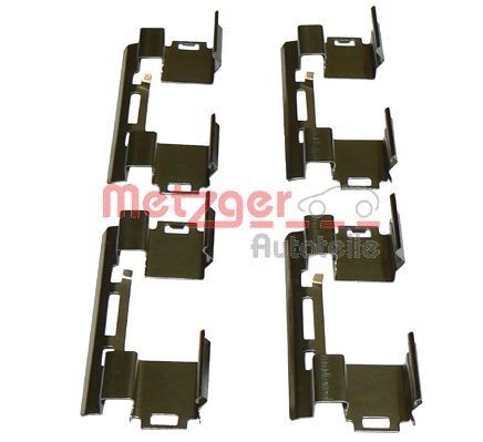 METZGER 109-1813 Monteringssæt til bremseklodser MOKKA 1.6 CDTI 4x4 (_76) 110 HK Diesel