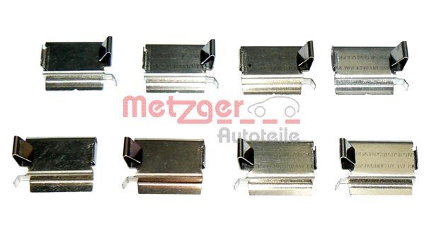 METZGER 109-1820 Monteringssæt til bremseklodser FREEMONT 2.0 JTD 4x4 163 HK Diesel