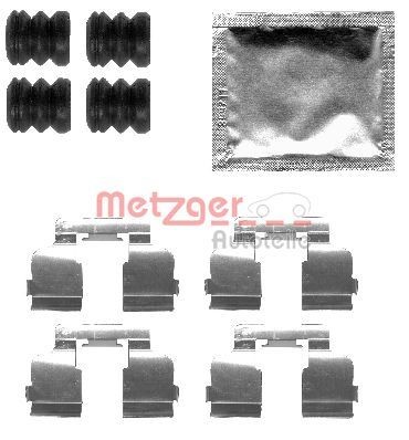 METZGER 109-1835 Monteringssæt til bremseklodser TWINGO 1.5 dCi 64 HK Diesel