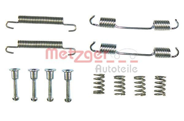 METZGER 105-0708 Tilbehørssæt, parkeringsbremsebakker A3 1.9 TDI 100 HK Diesel 2003