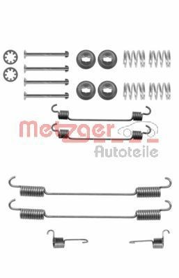 METZGER 105-0740 Tilbehørssæt, bremsebakker SCUDO 2.0 JTD 16V 109 HK Diesel 2006