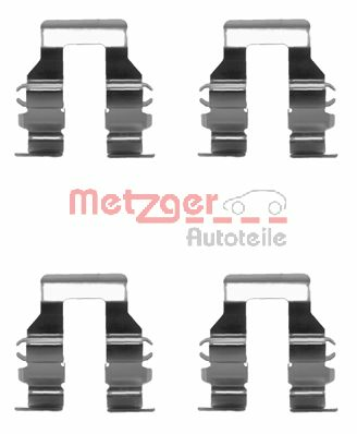METZGER 109-1199 Monteringssæt til bremseklodser GALANT 1.8 116 HK Benzin 1996