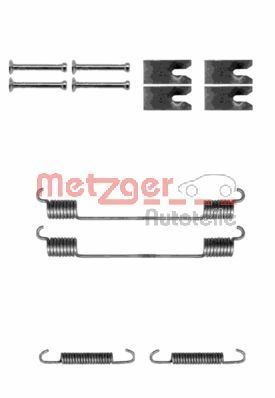 METZGER 105-0814 Tilbehørssæt, bremsebakker IDEA 1.3 D Multijet 90 HK Diesel
