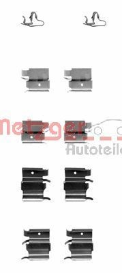 METZGER 109-1240 Monteringssæt til bremseklodser RAV 4 2.4 (ACA28) 163 HK Benzin 2005