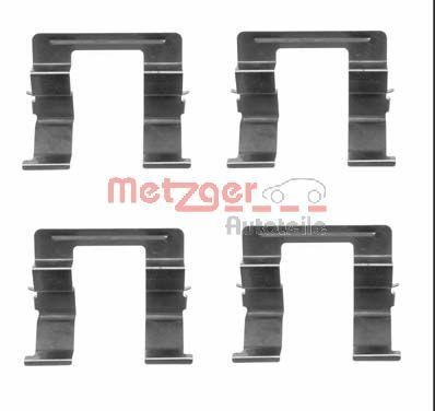 METZGER 109-1605 Monteringssæt til bremseklodser 6 1.8 120 HK Benzin 2008