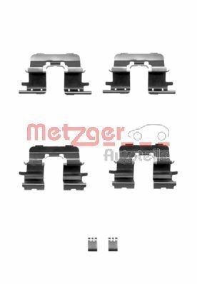 METZGER 109-1290 Monteringssæt til bremseklodser AVENSIS 2.0 VVT-i (ACM20_) 150 HK Benzin 2009