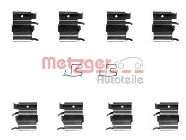 METZGER 109-1244 Monteringssæt til bremseklodser MX-5 1.8 (NB8C) 140 HK Benzin 2005