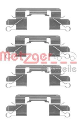 METZGER 109-1769 Monteringssæt til bremseklodser L 200 2.5 DI-D (KA4T) 167 HK Diesel 2016