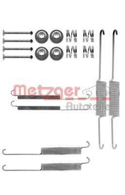 METZGER 105-0758 Tilbehørssæt, bremsebakker FRONTERA 2.0 i 115 HK Benzin 1998