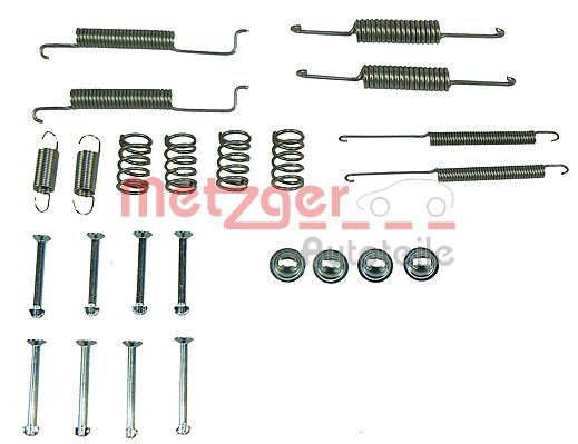 METZGER 105-0569 Tilbehørssæt, bremsebakker POLO 1.3 D 45 HK Diesel 1994