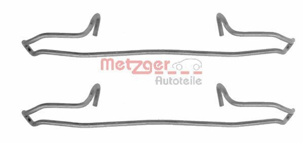 METZGER 109-1159 Monteringssæt til bremseklodser MAREA 1.9 JTD 107 HK Diesel 2007
