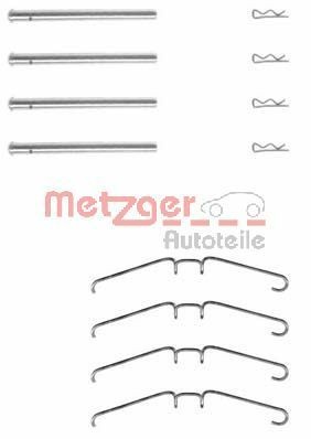 METZGER 109-1155 Monteringssæt til bremseklodser MASTER 30 2.2 91 HK Benzin 1998
