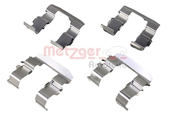 METZGER 109-1665 Monteringssæt til bremseklodser SORENTO 3.5 V6 4WD 194 HK Benzin 2011