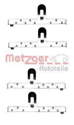 METZGER 109-1048 Monteringssæt til bremseklodser GOLF 1.8 Syncro 90 HK Benzin 1998
