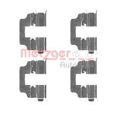METZGER 109-1750 Monteringssæt til bremseklodser CR-V 2.0 AWD (RE5, RM2) 155 HK Benzin