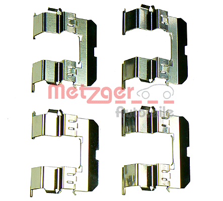 METZGER 109-1816 Monteringssæt til bremseklodser MPV 2.3 (LW3W) 141 HK Benzin 2006