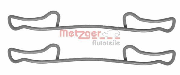 METZGER 109-1200 Monteringssæt til bremseklodser LT 2.3 143 HK Benzin 2006