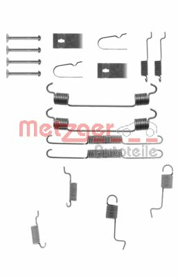 METZGER 105-0742 Tilbehørssæt, bremsebakker MX-3 1.6 90 HK Benzin 1998