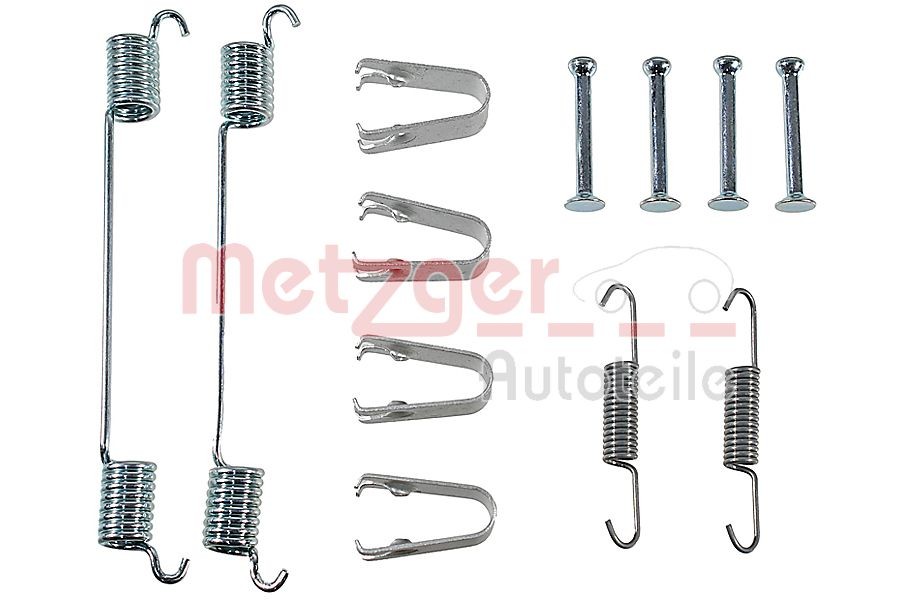 METZGER 105-0883 Lisakomplekt, Piduriklotsid T-CROSS 1.0 TSi (CHZL, DKLA) 95 HP Bensiin