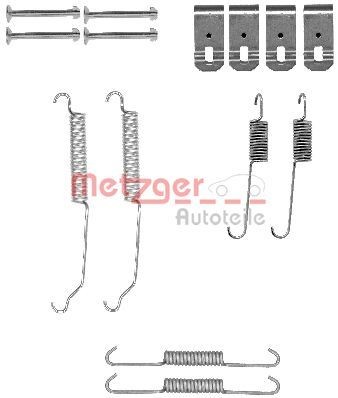 METZGER 105-0015 Tilbehørssæt, bremsebakker 2 1.5 115 HK Benzin
