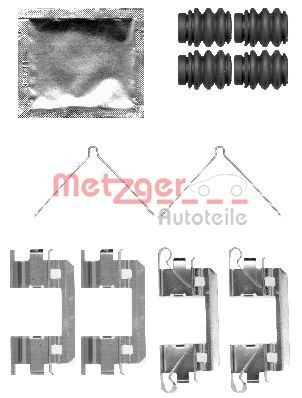 METZGER 109-1811 Monteringssæt til bremseklodser INSIGHT 1.3 IMA (ZE28, ZE2) 88 HK Benzin/elektro