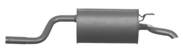 VEGAZ FTS-334 Mellem- / bagerste lydpotte IDEA 1.2 16V 80 HK Benzin