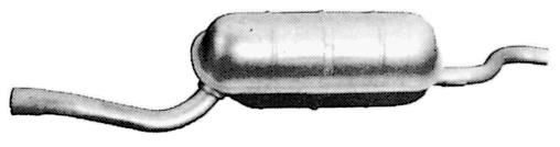VEGAZ Rear silencer Article number: FTS-35 cheaply