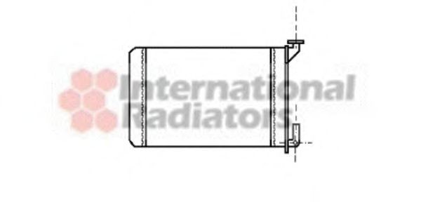 VAN WEZEL Heater matrix Article number: 43006028 cheaply
