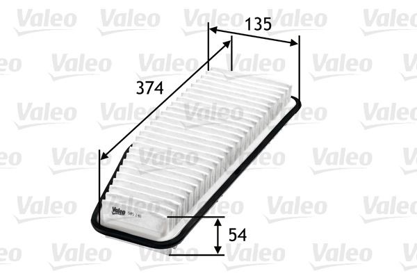 VALEO Air filter Article number: 585240 cheaply