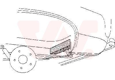 VAN WEZEL Cross Rail Article number: 1890329 cheaply