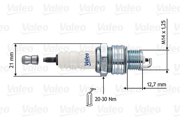VALEO Spark plug Article number: 246878 cheaply