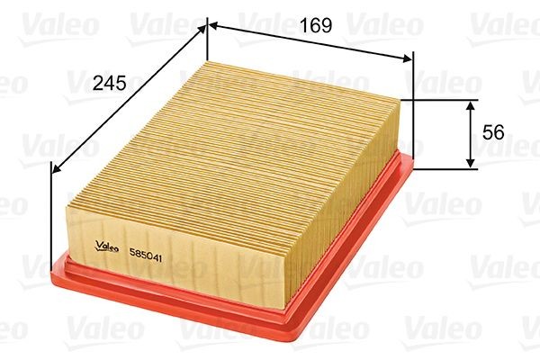 VALEO Luftfilter Varenummer: 585041 billige