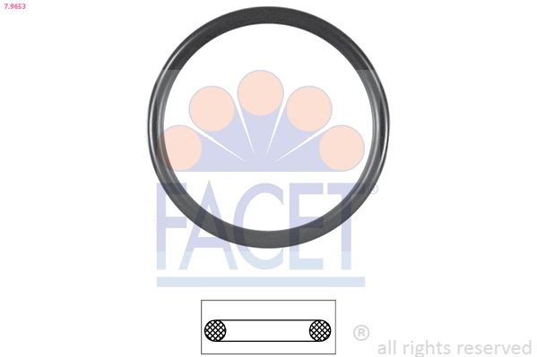 FACET Gasket, thermostat Article number: 7.9653 cheaply