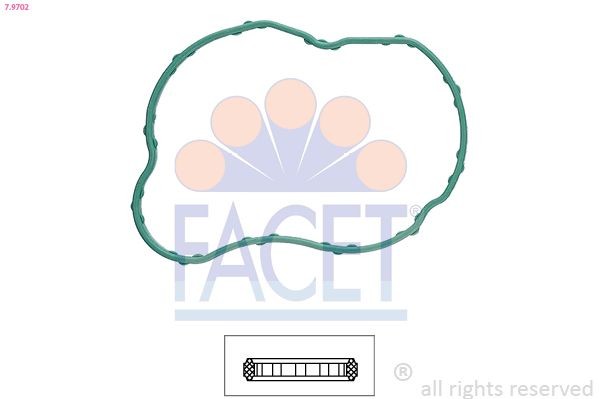 FACET Gasket, thermostat Article number: 7.9702 cheaply