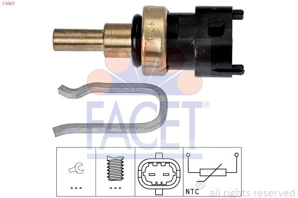 FACET Sensor, coolant temperature Article number: 7.3357 cheaply